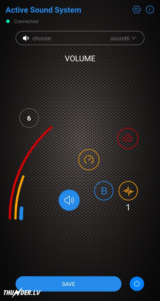 dbplus Programm zur Steuerung der aktiven Auspuffanlage Thunder