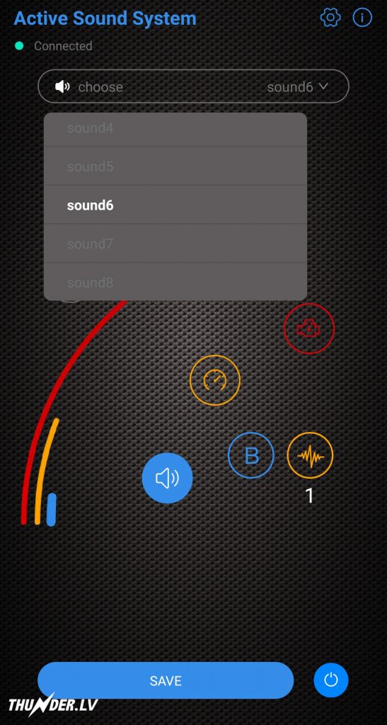 dbplus Programm zur Steuerung der aktiven Auspuffanlage Thunder