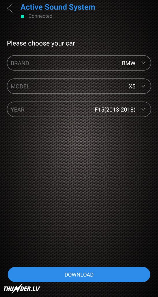 dbplus Programm zur Steuerung der aktiven Auspuffanlage Thunder