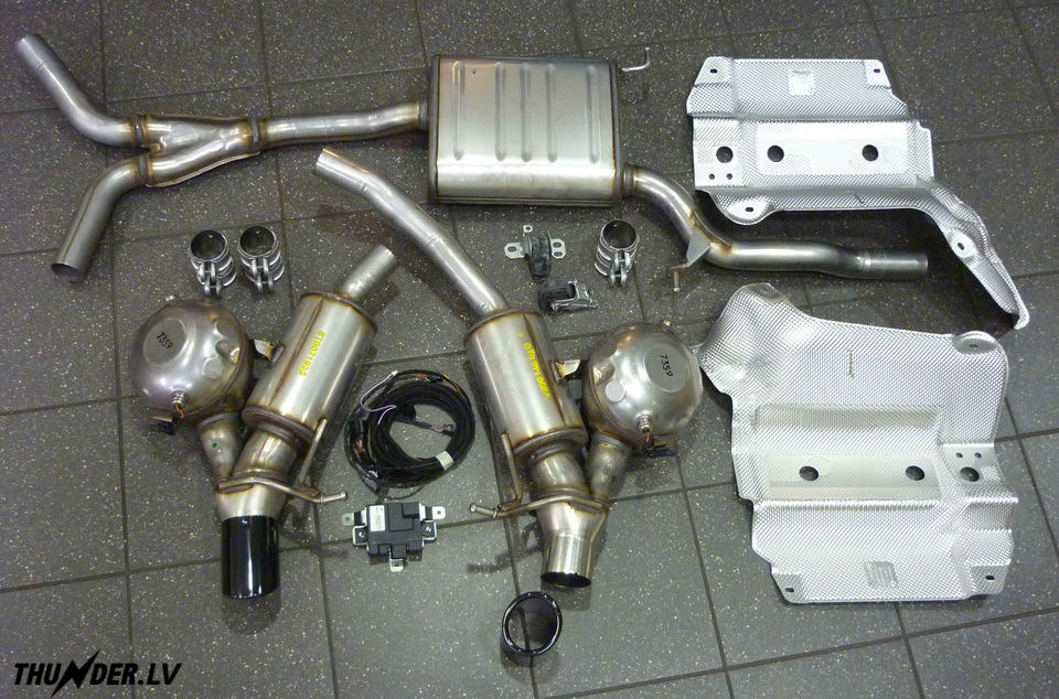 Factory retrofit kit electronic exhaust system for Audi, VW vehicles